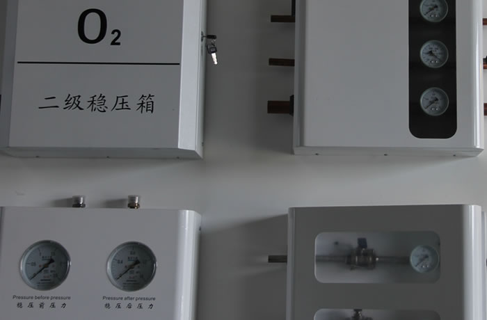 醫院供氧二級減壓箱,氣體閥門箱