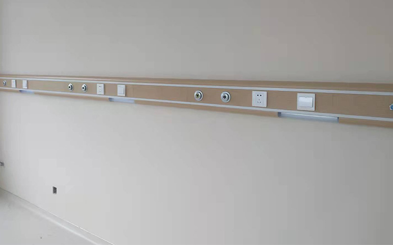 病房床頭設備帶安裝效果